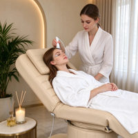 Table de Massage Électrique de Luxe Professionnelle pour Soins du Visage et des Cils – Chaise de Spa Réglable pour Salons de Beauté et Extensions de Cils