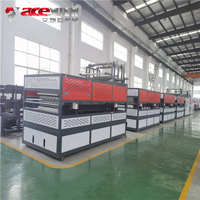 Machine de fabrication de tuiles de toiture en PVC, usine de production de construction, automatique, haute capacité