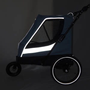 Premium Versatile Foldable <strong>Pet</strong> Stroller &amp; Bike Trailer Comfortable Doggy <strong>Pram</strong> for Small Large Dogs for Outdoor Travel Dog Shows - Product Image 5