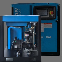 22 37 55 75 kW Compresseurs d'air à vis stationnaires 380V AC Source d'alimentation lubrifiée pour le refroidissement de l'air par sablage 220V/480V