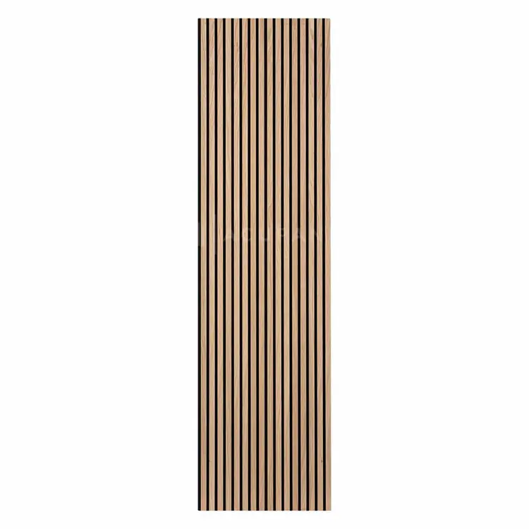 ECOUPP-Panel de madera para estudio acústico, listón de madera para pared, moderno, precio al por mayor de fábrica, poliéster