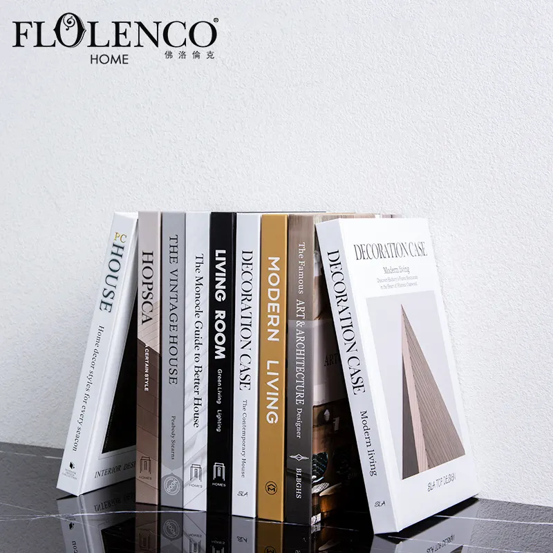 Flolenco อุปกรณ์ประกอบฉากกระดาษแข็ง,หนังสือตกแต่งการถ่ายภาพตกแต่งบ้านทันสมัยการตกแต่งแฟชั่น