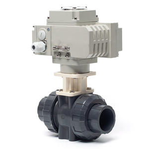 Vanne à boisseau sphérique électrique en PVC Dongqi Q911F-16S, résistante aux acides et aux alcalis, pour traitement de l'eau, IP68, submersible, réinitialisation en cas de panne de courant - Product Image 3