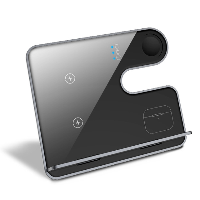 Full Metal UUtra-thin Magnetic Detachable Wireless Charger Stand 15W Wireless Fast Charger
