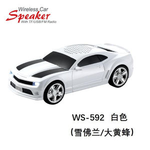 Haut-parleur Bluetooth portable WS-592 en forme de voiture avec éclairage LED RGB, nouveau design, cadeau promotionnel pour fêtes, extérieur et ordinateur - Product Image 4