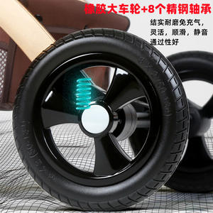 Silla de Auto de Lujo para Bebé, Conjunto de Cochecito 3 en 1, Sistema de Viaje Plegable de Acero al Carbono para Niños de 3 Años - Product Image 2