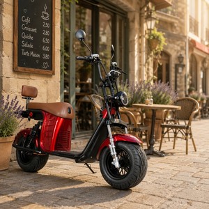 Scooter de Dos Ruedas Digital 1000w/2000w 20ah 60v con Batería de Litio, Impermeable, de Aluminio, con Neumáticos Anchos, para Adultos, para Playa, 80km X26 Precio - Product Image 1