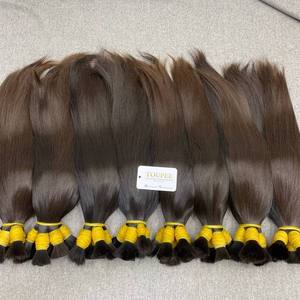 Extensiones de Cabello Vietnamita Virgen y de Bebé con Trama a Máquina/Plana/Genius Disponible/Color - Product Image 5