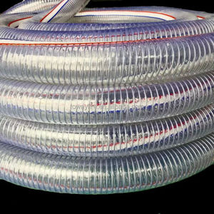 Tuyau spiralé flexible en <span class=keywords><strong>PVC</strong></span> <span class=keywords><strong>renforcé</strong></span> de fil d'acier à haute résistance - Product Image 2