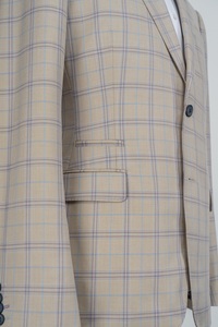 Costumes <span class=keywords><strong>sur</strong></span> <span class=keywords><strong>mesure</strong></span> entièrement faits à la main <span class=keywords><strong>de</strong></span> style italien <span class=keywords><strong>Costume</strong></span> classique pour hommes <span class=keywords><strong>de</strong></span> haute qualité <span class=keywords><strong>Costume</strong></span> blazer personnalisé - Product Image 3