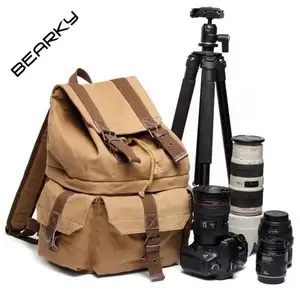 High demand import products Custom OEM Wholesale Waterproof Canvas Photography Camera Backpack Bag