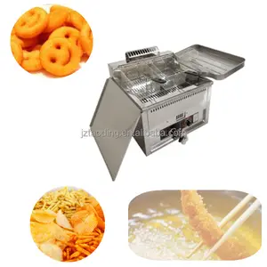 Hot sale in America automatic deep oil fryer machine business potato chips frying machine gas electric deep fryer commercial