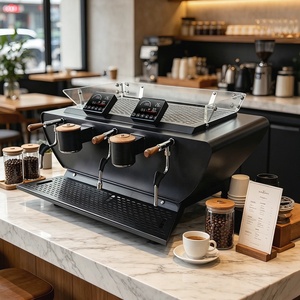 Máquina de Café Espresso Semiautomática Comercial de Alta Calidad, de Dos y Tres Cabezales, para Cafetería, BS-YL Semiautomática O - Product Image 5