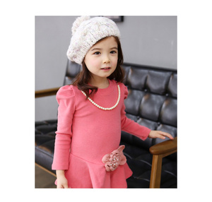 T-shirt long rouge à manches longues style coréen pour filles, vente en gros, fournisseur chinois - Product Image 5