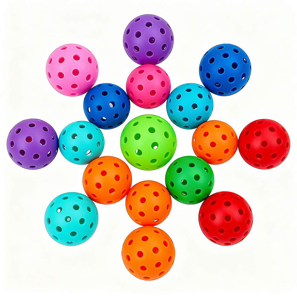 Custom Logo Approved High Quality Durable PE Material 40-Hole Perforated Pickleball Mesh Carry Bag for Adults Indoor/Outdoor