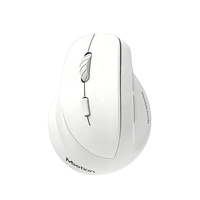 Mouse Vertikal Ergonomis untuk Tangan Kiri Nirkabel Mode Ganda Vertikal 700mAh Dapat Diisi Ulang RGB Backlit untuk Kantor & Gaming PC Laptop