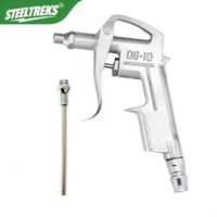STEELTREKS Outil pneumatique professionnel : Pistolet souffleur de poussière métallique avec déclencheur à débit d'air réglable pour l'élimination des débris de quincaillerie