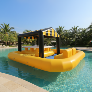 Bar Flotante Inflable de PVC para Eventos Comerciales, Bar Flotante con Carpa Inflable para Uso Comercial - Product Image 4