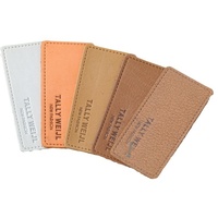 Étiquettes en cuir 3D personnalisées en stock pour vêtements, étiquettes brodées prêtes à l'emploi, accessoires textiles, fabrication chinoise