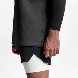 T-shirt Homme Oversize Coupe Boxy Épaules Tombantes Style Streetwear Qualité Supérieure Logo Personnalisé T-shirt Uni Homme - Product Image 2