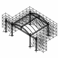 Structure de toit en treillis d'aluminium pour scène, éclairage, podium et pilier de treillis pour événements, concerts et plateformes scéniques