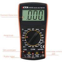 Shengce VC830L Handheld Digital Multimeter DC/AC Ammeter Volt Ohm Tester with LCD Backlight for Students