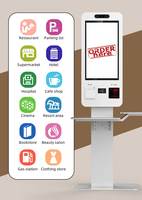 Kiosque de paiement en libre-service pour intérieur, accepteur de monnaie, lecteur de code QR, lecteur de carte, fabricant OEM, écran tactile, SDK Windows Android
