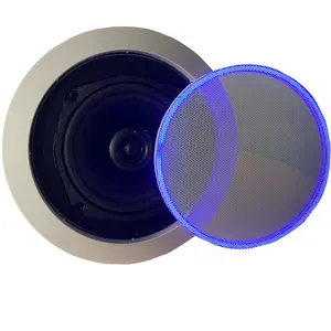 홈 시어터 음악 와이파이 블루투스 스마트 천장 스피커에 LED 조명 30W 5.1/7.1 서라운드 사운드 + 베이스 스피커