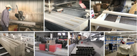 Valla Decorativa Blanca de PVC para Exteriores, Paneles de Valla de Vinilo para Jardín, Precio de Fábrica Económico