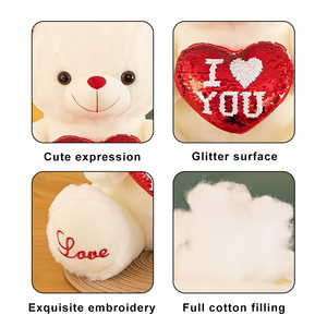 Oso de Peluche al por Mayor OEM/ODM, Juguete Musical Luminoso, Regalo para Cumpleaños, Día de San Valentín, Día de la Madre, Juguete Decorativo de Peluche - Product Image 5