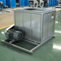 Ventilateur centrifuge de cabinet à double vitesse à faible bruit, personnalisable OEM/ODM, pour l'extraction de fumée et de gaz d'incendie HTFC, pour la ventilation des bâtiments