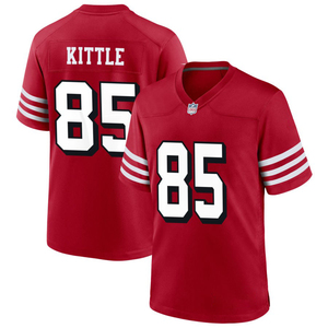 Jersey Red Shadow San Francisco 2026 Kustom, Seragam Sepak Bola Amerika Jahitan Bordir, Pakaian Olahraga Remaja dengan Logo - Product Image 5