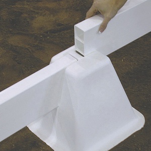 Arène de dressage mobile de cheval blanc résistant aux UV professionnel de PVC pour l'équitation de dressage - Product Image 3