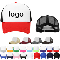 Casquette de sport OEM 5 panneaux, casquette trucker en mousse et maille, logo personnalisé, motif, broderie 3D, impression par sublimation, casquette promotionnelle