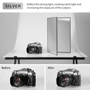 Selens A4 3 en 1 réflecteur de lumière <span class=keywords><strong>photographie</strong></span> carton réflecteur double face pour produit alimentaire <span class=keywords><strong>nature</strong></span> <span class=keywords><strong>morte</strong></span> prise de vue photo - Product Image 6