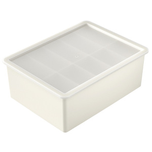 3in1 Underwear <strong>Organizer</strong> with Lid 12 Cell <strong>Stackable</strong> Sock <strong>Organizer</strong> Plastic Underwear Storage Bin for <strong>Bras</strong> Underwear and Socks - Product Image 3