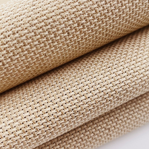 Tela de malla tejida de algodón y <span class=keywords><strong>lino</strong></span> 14CT <span class=keywords><strong>para</strong></span> bordado de punto de cruz, uso industrial, venta al por mayor, hecho a mano - Product Image 1