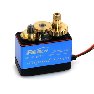 Feitech 20kg 7.4V điện áp cao không thấm nước mô-men xoắn cao RC <span class=keywords><strong>servo</strong></span> đầy đủ kim loại bánh kỹ thuật số <span class=keywords><strong>servo</strong></span> nhôm trường hợp 180 độ - Product Image 2