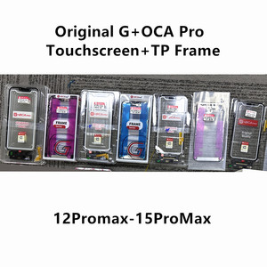 G + OCA Pro ไม่มี IC TOUCH กับ OCA + TP กรอบพิเศษสำหรับ <span class=keywords><strong>iPhone</strong></span> 12/13/<span class=keywords><strong>14</strong></span>/15PROMAX Tag-บนหน้าจอสัมผัส Digitizer อะไหล่ทด<span class=keywords><strong>แท</strong></span>น - Product Image 2
