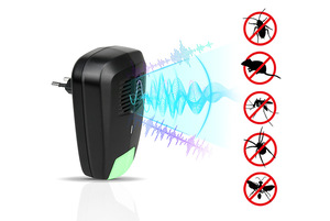 Bán Buôn trong nhà xách tay siêu âm Pest <span class=keywords><strong>Repeller</strong></span> cho muỗi côn trùng bướm bay với đèn LED - Product Image 2