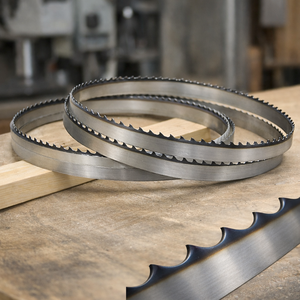 Sierra de cinta segmentada OEM de alta calidad para aserradero industrial, con dientes endurecidos y soldados por alta frecuencia, para madera. - Product Image 1