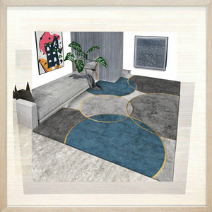 Tappeti Moderni Personalizzati 2025 con Motivo Astratto Realizzati a Macchina in Poliestere per Uso Domestico per Soggiorno Divano Camera da Letto e Pavimenti - Product Image 6