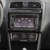 TK-YB Promotion : Cadre d'autoradio Android 9 pouces en plastique ABS pour VW POLO 2012, compatible avec le lecteur multimédia de tableau de bord