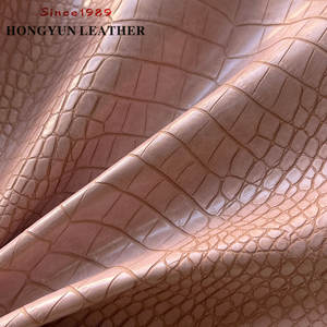 Chaussures et sacs personnalisés en cuir PU gaufré <span class=keywords><strong>crocodile</strong></span>, imperméables, écologiques, résistants à l'abrasion, couleurs personnalisées pour la décoration de meubles - Product Image 3