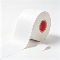 Etiquetas de Código de Barras en Blanco del Fabricante Haoxuan, Rollo de Etiquetas de Papel Térmico Directo para Impresión de Datos e Identificación de Productos