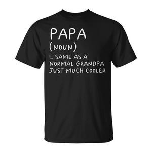 Papa Grandpa Definition <b>T</b>-<b>Shirt</b> For <b>Men</b> <b>Funny</b> Gift Dad <b>Shirt</b> - Product Image 1