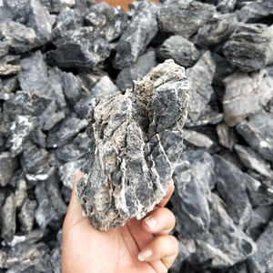 Moderne milieuvriendelijke blauw-zwarte drakenstenen voor aquariumdecoratie, rechtstreeks van de fabriek voor aquariumlandschapsarchitectuur. - Product Image 1