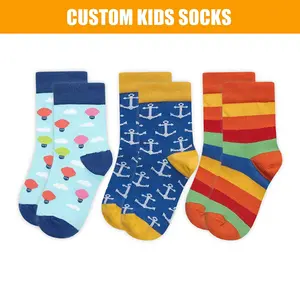 FREE DESIGN SAMPLES Premium Custom Knitted Socks No Minimum Order Custom Logo Brand Oem Sock