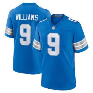 Uniforme de Fútbol Americano de Segunda Generación de los Detroit Lions de la NFL, Diseño de Impresión por Transferencia de Calor, Servicio OEM, 100% Poliéster, Unisex - Product Image 5