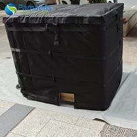 Manchon chauffant électrique pour fût IBC, contrôle numérique de la température, chauffage 3 zones, ignifuge, 220V/110V, personnalisable, garantie 1 an